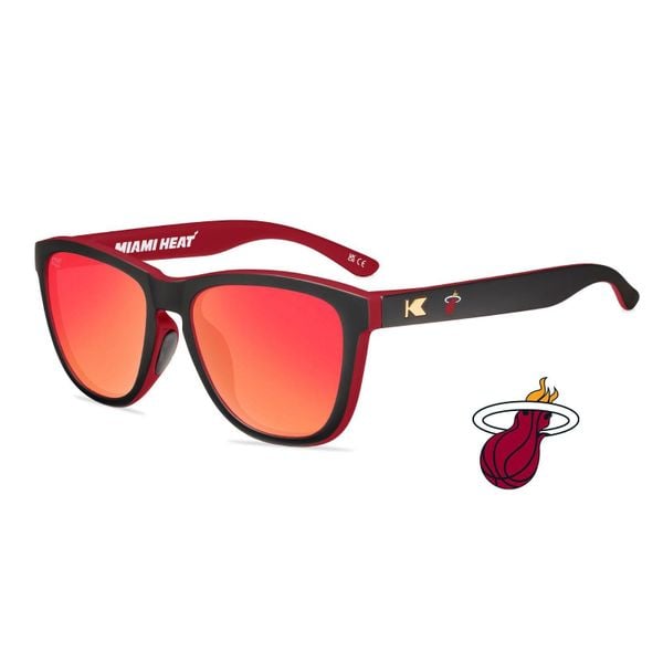 Okulary przeciwsłoneczne dla dorosłych - kategoria 3 z polaryzacją - NBA Miami. Czerwone okulary przeciwsłoneczne KNOCKAROUND. Za 263.00 zł.