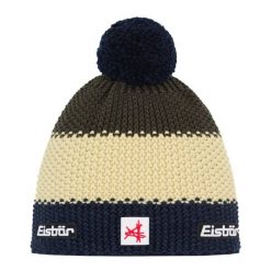 Czapka Eisbar Star Pompon MÜ SA. Żółte czapki zimowe Eisbar, bez wzorów, z wełny. Za 205.51 zł.