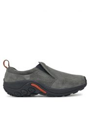 Merrell Półbuty Jungle Moc J65685 Szary. Szare eleganckie półbuty Merrell, bez wzorów, ze skóry, bez obcasa, bez zapięcia. Za 249.99 zł.