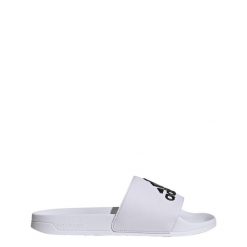 Klapki męskie basenowe Adidas ADILETTE. Białe klapki Adidas, z materiału. Za 111.99 zł.