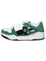 Puma Sneakersy "Slipstream Archive Remastered" w kolorze biało-zielono-czarnym rozmiar: 44,5. Białe buty sportowe casual Puma, bez wzorów, z materiału, bez zapięcia. Za 167.28 zł.