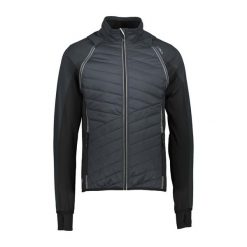 Kurtka hybrydowa męska CMP. Czarne kurtki softshell CMP, m, bez wzorów, z softshellu, bez kaptura. Za 399.99 zł.