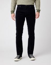 MĘSKIE SPODNIE MATERIAŁOWE WRANGLER TEXAS SLIM NAVY W12SEC114 112141147. Niebieskie spodnie materiałowe Wrangler, l, bez wzorów, z materiału. Za 209.99 zł.
