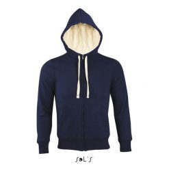 Kurtka z kapturem Sol's Sherpa. Niebieskie kurtki SOL'S, m, bez wzorów, z bawełny, z kapturem. Za 285.30 zł.