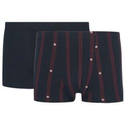 Fila 2-pack bokserki Navy/Bordeaux M. Brązowe bokserki Fila, m, bez wzorów. Za 174.99 zł.