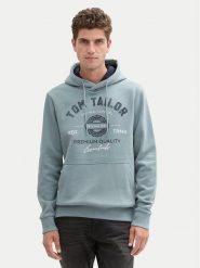 Tom Tailor Bluza 1043292 Zielony Regular Fit. Zielone bluzy Tom Tailor, m, bez wzorów, z bawełny, bez kaptura. Za 219.99 zł.