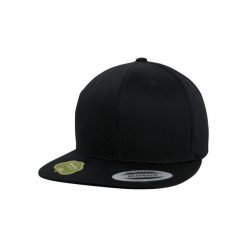 Czapka Flexfit organic cotton. Czarne czapki z daszkiem FLEXFIT, bez wzorów, z bawełny. Za 76.15 zł.