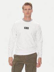 Kappa Bluza Authentic Nymphe 321Y1MW Biały Comfort Fit. Białe bluzy Kappa, m, bez wzorów, z bawełny, bez kaptura. Za 389.99 zł.