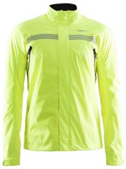 Craft Kurtka przeciwdeszczowa "Escape" w kolorze jaskrawozielonym rozmiar: M. Zielone kurtki outdoor i hardshell Craft, m, bez wzorów, bez kaptura. Za 247.69 zł.
