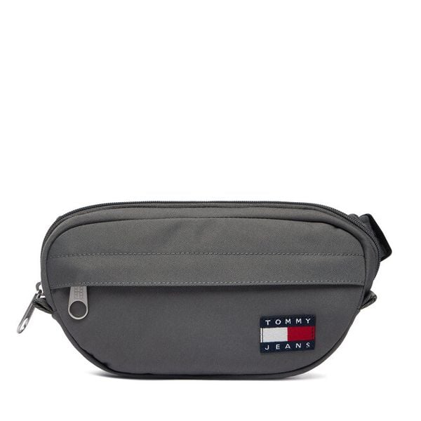 Nerka Tommy Jeans. Szare saszetki i nerki Tommy Jeans, bez wzorów, z jeansu. Za 209.99 zł.