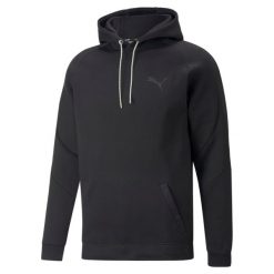 Bluza dresowa męska Puma DAY IN MOTION. Czarne bluzy Puma, l, bez wzorów, z dresówki, bez kaptura. Za 179.99 zł.