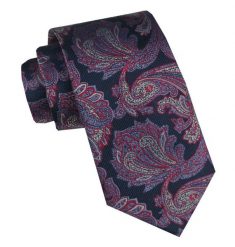 Elegancki i Modny Krawat Jedwabny - Alties - Duże Kwiaty. Krawaty i muchy Alties, bez wzorów, z jedwabiu. Za 115.00 zł.