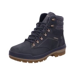 Buty do chodzenia męskie Lowa Winterstiefel Nera Gtx. Brązowe buty turystyczne Lowa, na zimę, bez wzorów, z jeansu, za kostkę, bez zapięcia, trekkingowe. Za 972.35 zł.