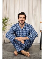 Seidensticker Piżama w kolorze granatowym rozmiar: 52. Niebieskie piżamy Seidensticker, bez wzorów, z bawełny, bez ramiączek. Za 152.99 zł.