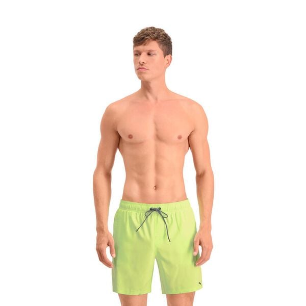 Męskie kąpielówki Puma, średniej długości, Fizzy Yellow. Żółte kąpielówki Puma, m, bez wzorów. Za 221.30 zł.