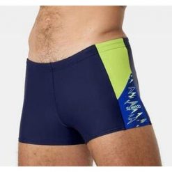 Bokserki Speedo Dive Fitness. Niebieskie odzież kąpielowa Speedo, m, bez wzorów, sportowe. Za 139.99 zł.
