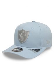 New Era Czapka z daszkiem Las Vegas Raiders Metallic 9FIFTY 60595207 Błękitny. Niebieskie czapki z daszkiem New Era, bez wzorów, z bawełny. Za 119.99 zł.
