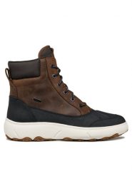 Geox Kozaki U Nebula + Grip B Ab U46HFC 0FFBC C0202 Brązowy. Brązowe kozaki Geox, bez wzorów, ze skóry, bez obcasa, bez zapięcia. Za 799.99 zł.