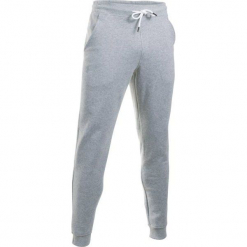 Under Armour Spodnie Treningowe Storm Rival Cotton Jogger True Gray Heather Steel Xxl. Brązowe joggery i bojówki marki Under Armour, z dresówki. W wyprzedaży za 179.00 zł.