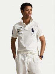 Polo Ralph Lauren Polo 710B21921003 Biały Regular Fit. Białe koszulki polo Polo Ralph Lauren, l, bez wzorów, z bawełny, bez kołnierzyka, bez ramiączek. Za 949.99 zł.