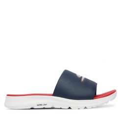 Klapki Skechers. Niebieskie klapki Skechers. Za 199.99 zł.