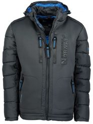 Geographical Norway Kurtka pikowana "Beachwood" w kolorze szarym rozmiar: 5XL. Szare kurtki Geographical Norway, xl, z aplikacjami, ze skóry, bez kaptura. Za 163.64 zł.