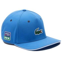 Czapka z daszkiem dla dorosłych Lacoste. Niebieskie czapki z daszkiem LACOSTE, na lato, bez wzorów, z elastanu. Za 127.00 zł.