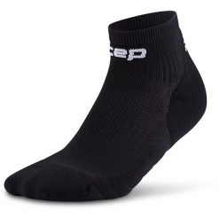 Męskie skarpety kompresyjne do biegania sportowe za kostkę Core Run CEP. Czarne odzież kompresyjna CEP, bez wzorów, z elastanu. Za 142.00 zł.