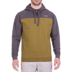 Bluza w kolorze szaro-zielonym. Bluzy z kapturem marki Jeep, m, z kapturem. W wyprzedaży za 129.95 zł.