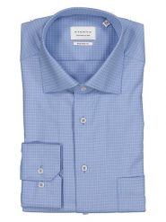Eterna Koszula - Modern fit - w kolorze niebiesko-białym rozmiar: 48. Białe koszule Eterna, bez wzorów, z bawełny, bez kołnierzyka, bez ramiączek. Za 101.23 zł.