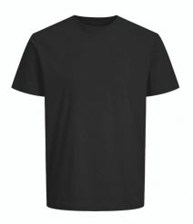 Gładki t-shirt, Comfort Fit, T-BAS. Czarne t-shirty Volcano, l, bez wzorów, z bawełny, bez kołnierzyka, bez ramiączek. Za 69.99 zł.