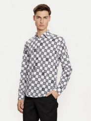 Hugo Koszula Ermo 50534257 Biały Slim Fit. Białe koszule Hugo, l, bez wzorów, z bawełny, bez kołnierzyka, bez ramiączek. Za 309.99 zł.