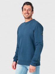 Brunotti Bluza "Notcher- N" w kolorze granatowym rozmiar: M. Niebieskie bluzy Brunotti, m, bez wzorów, bez kaptura. Za 130.45 zł.