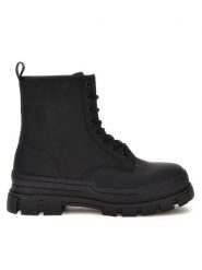 Guess Trapery Cesena FM8CEN LEA12 Czarny. Czarne trapery Guess, ze skóry, bez zapięcia. Za 819.99 zł.