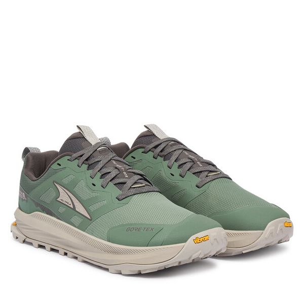 Buty do biegania Altra. Zielone buty do biegania Altra, bez wzorów, z gore-texu, bez zapięcia, do biegania, gore-tex. Za 799.99 zł.