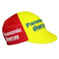 Czapka rowerowa Gist Equipe Vintage Panasonic. Czerwone czapki zimowe GIST, bez wzorów. Za 129.00 zł.