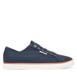Tenisówki Calvin Klein Jeans. Niebieskie trampki Calvin Klein Jeans, m, bez wzorów, bez zapięcia. Za 299.99 zł.