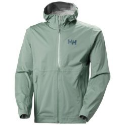 Kurtka wodoodporna Helly Hansen Momentum 3L Stretch. Zielone kurtki Helly Hansen, na lato, l, bez wzorów, z materiału, bez kaptura. Za 1,029.00 zł.