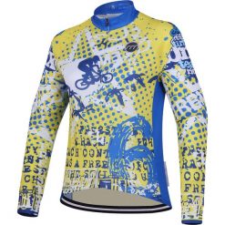 Koszulka rowerowa męska madani BMX. Żółte bluzy MADANI, l, bez wzorów, bez kaptura. Za 139.00 zł.