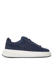Guess Sneakersy FMTLBA SUE12 Granatowy. Niebieskie buty sportowe casual Guess, z aplikacjami, ze skóry, bez zapięcia. Za 549.99 zł.