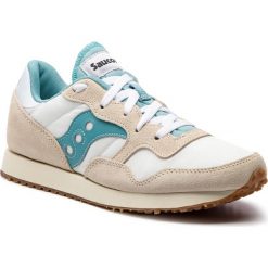 Sneakersy SAUCONY - Dxn Trainer Vintage S70369-33 Wht/Blu. Białe buty sportowe casual Saucony, bez wzorów, z materiału, bez zapięcia. W wyprzedaży za 259.00 zł.