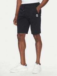 KARL LAGERFELD Szorty sportowe 705014 552900 Granatowy Regular Fit. Niebieskie krótkie spodenki sportowe KARL LAGERFELD, m, bez wzorów, z bawełny. Za 519.99 zł.