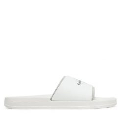 Klapki Calvin Klein Jeans. Białe klapki Calvin Klein Jeans, z jeansu. Za 139.99 zł.