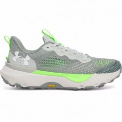 Buty do biegania Under Armour Infinite Pro. Zielone buty do biegania Under Armour, bez wzorów, bez zapięcia, do biegania. W wyprzedaży za 525.60 zł.