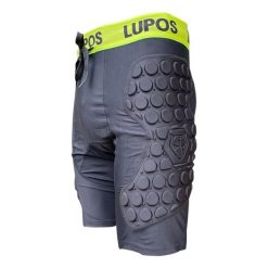 Ochronne getry bramkarskie Lupos L. Czarne legginsy długie sportowe LUPOS, l, z aplikacjami, z elastanu, do koszykówki. Za 155.69 zł.