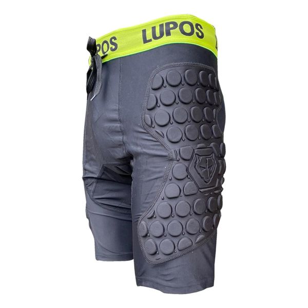 Ochronne getry bramkarskie Lupos L. Czarne legginsy długie sportowe LUPOS, l, z aplikacjami, z elastanu, do koszykówki. Za 151.01 zł.