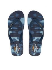 Aeronautica Militare Japonki 261SC0243UCT03112 Granatowy. Niebieskie japonki Aeronautica Militare, bez wzorów, z syntetyku. Za 139.99 zł.