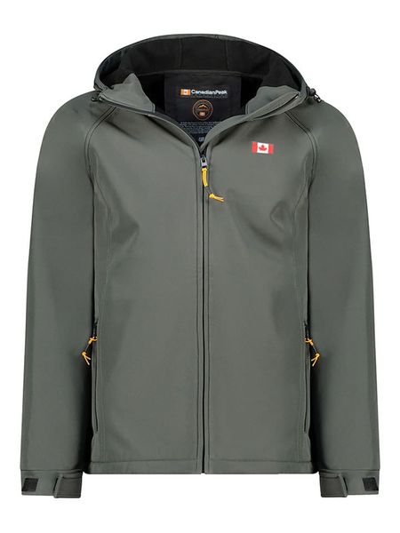 Canadian Peak Kurtka softshellowa "Tamigoloreak" w kolorze szarym rozmiar: M. Szare kurtki outdoor i hardshell Canadian Peak, m, bez wzorów, bez kaptura. Za 180.49 zł.