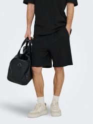 ONLY & SONS Szorty "Onsaustin" w kolorze czarnym rozmiar: XL. Czarne szorty Only & Sons, xl, bez wzorów. Za 83.42 zł.