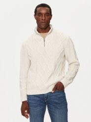 Guess Sweter M4BR49 Z3IN0 Beżowy Regular Fit. Brązowe swetry rozpinane Guess, l, z aplikacjami, z syntetyku, bez kołnierzyka, bez ramiączek. Za 569.99 zł.